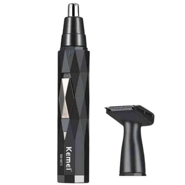 Kemei 2in 1 mens facial shaver nose trimmer KM-6673