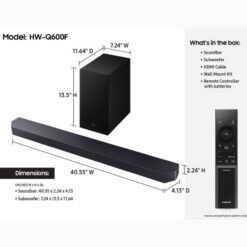 Samsung HW-Q600F 3.1.2-Channel Dolby Atmos Soundbar System (2)